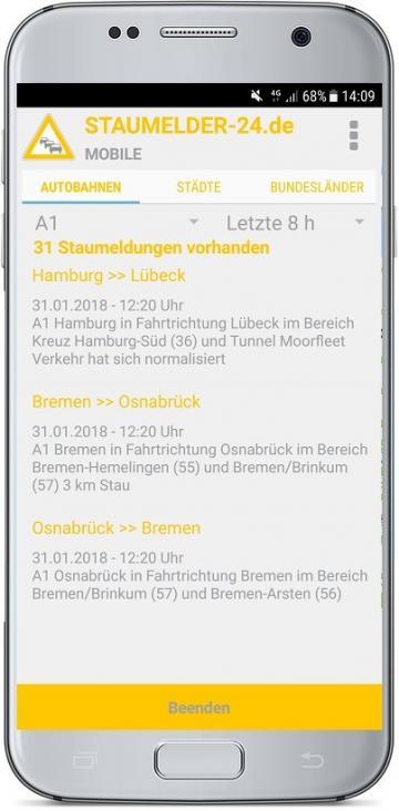 Staumelder MOBILE Screenshot_2 - Staumelder-24.de