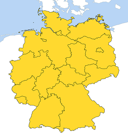 Staukarte Deutschland