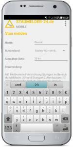 Staumelder MOBILE - Version 1.0.3 Screenshot 5