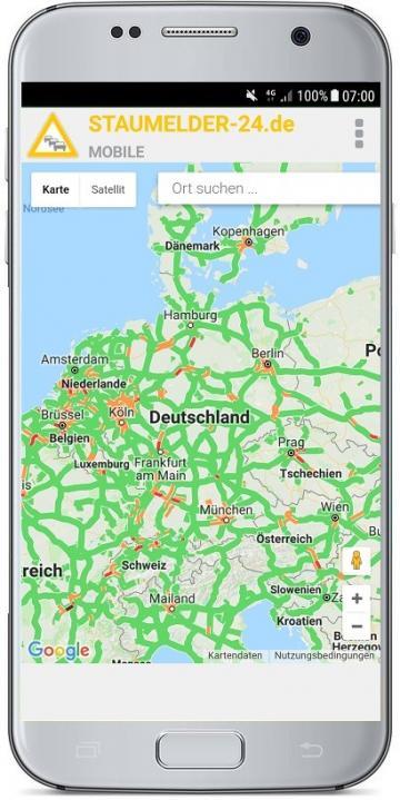 ᐅ Staumelder MOBILE | Kostenlose APP Für Staumeldungen